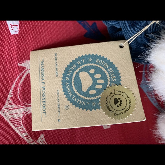 Boyds Bear White Cat - Picture 3 of 8